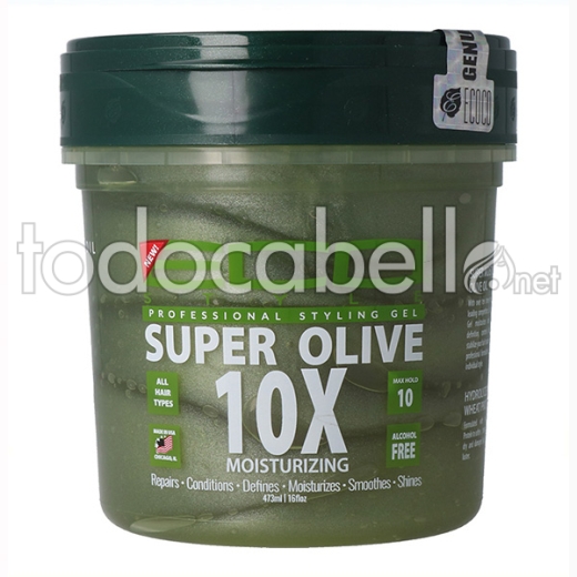 Eco Styler Gel Estilizante Super Aceite De Oliva 10x473 ml/16oz