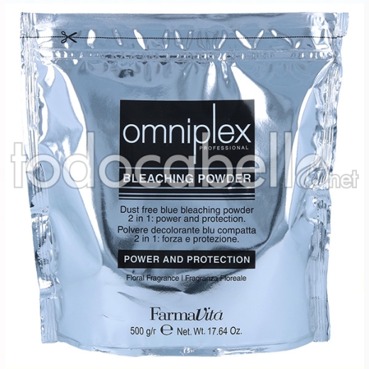 Farmavita Decoloración Omniplex Bleaching Powder/decolorante Azul 500g