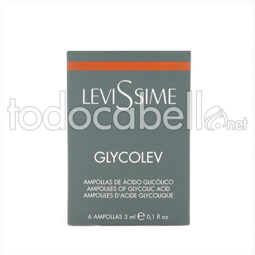 Levissime Ampollas Glycolev 6x3ml