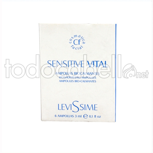 Levissime Ampollas Sensitive Vital 6x3ml