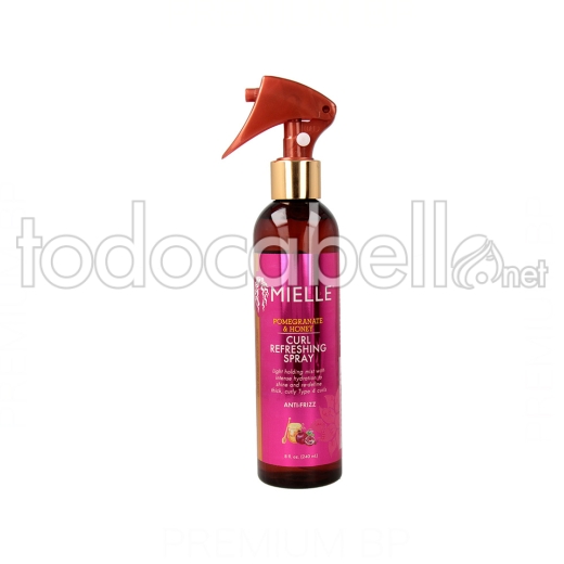 Mielle Pomegranate & Honey Spray Refrescante Para Rizos 240ml