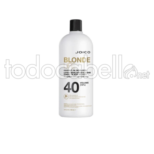 Joico Blonde Life Oxigenada 40 Volumenes 12% Aceite de Coco 1000ml