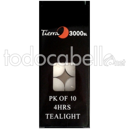 Caja de 10 velas Tealights