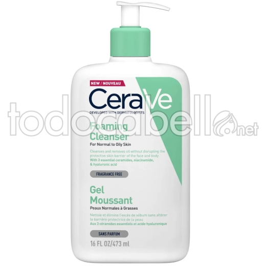 Cerave Foaming Cleanser For Normal To Oily Skin 1000ml