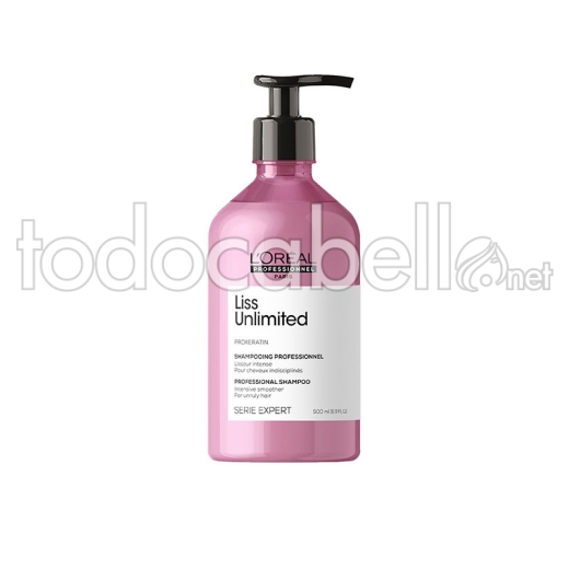 L'Oreal Expert Liss Unlimited Champú Anti-Frizz Cabello Liso 500ml