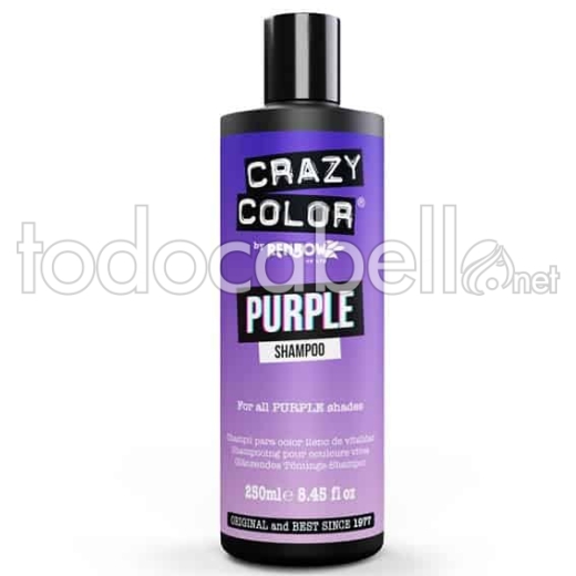 Crazy Color Champú para cabellos teñidos Purple 250ml