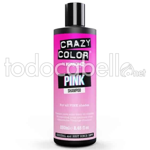 Crazy Color Champú para cabellos teñidos Pink 250ml