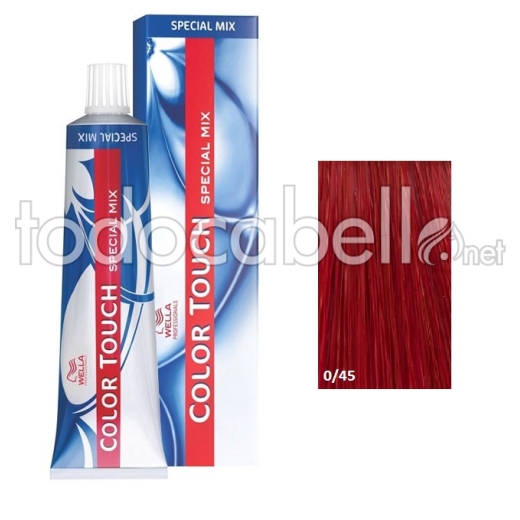 Wella Tinte Color Touch SPECIAL MIX 0/45 Rojo Fuego 60ml