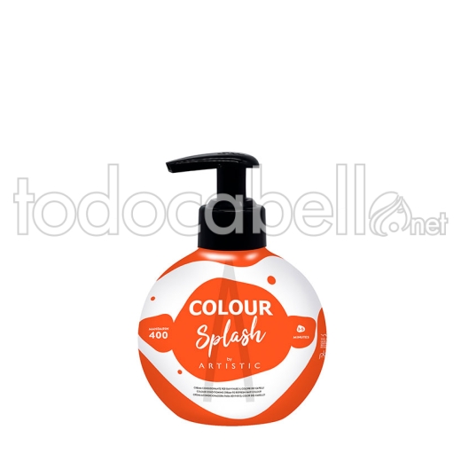 Artistic hair Color Splash 400 Mascarilla color Mandarin 250ml