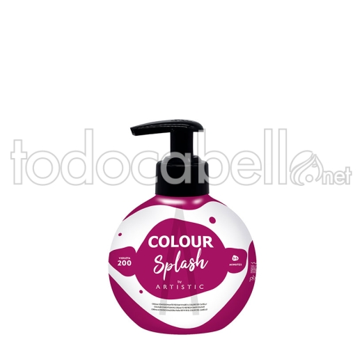 Artistic hair Color Splash 200 Mascarilla color Violeta 250ml