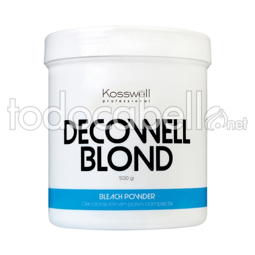 Kosswell Decoloración en polvo compacta Decowell Blond 500 g