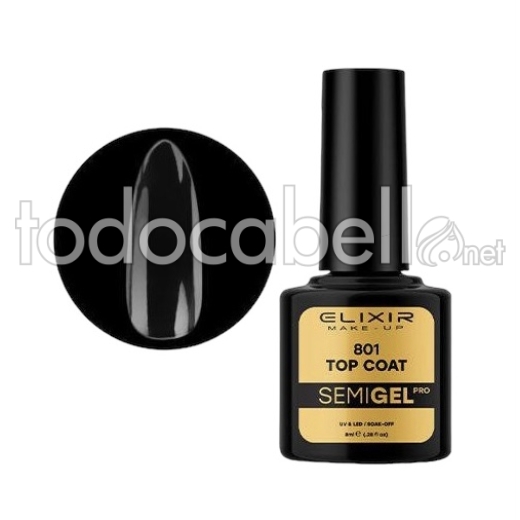 Elixir Make-Up SEMI GEL UV/LED Top Coat 801 8ml