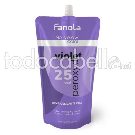 Fanola Crema Oxidante Violeta No Yellow 25vol. 1L
