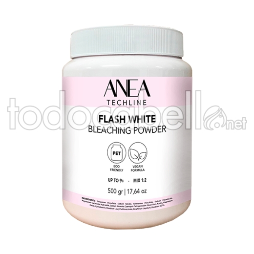 Techline ANEA Decoloración profesional Flash White Bleaching Powder 9 tonos 500g