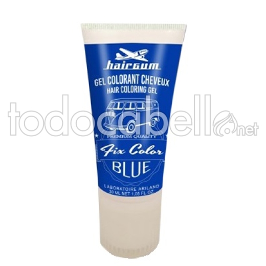 Hairgum Fix Color Azul Coloración en gel para el cabello 30ml