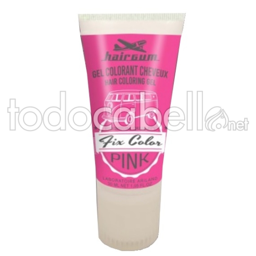 Hairgum Fix Color Pink Coloración en gel para el cabello 30ml