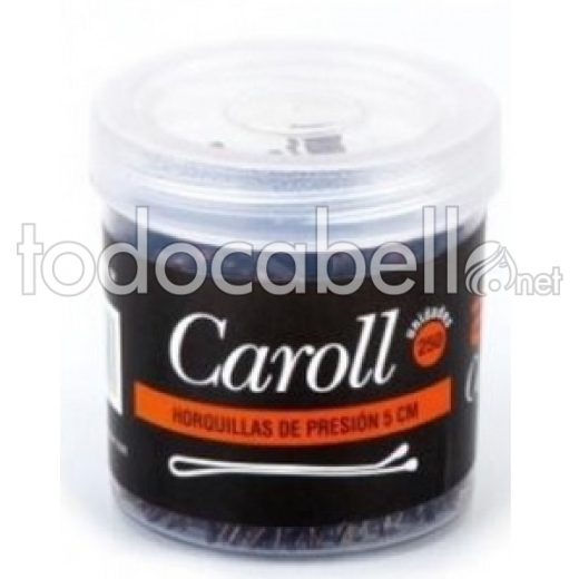 Asuer Caroll Horquilla de presión 5cm Color negro Bote de 250uds