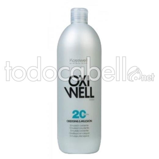 Kosswell Oxigenada. Emulsión Oxidante Oxiwell 6% 20vol. 1000ml