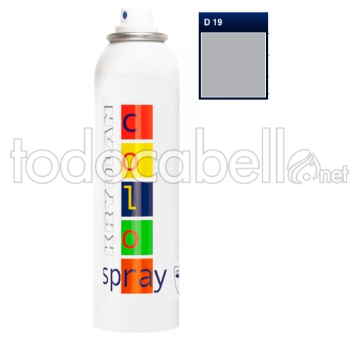 Kryolan Color Spray Fantasía D19 Grey 150ml
