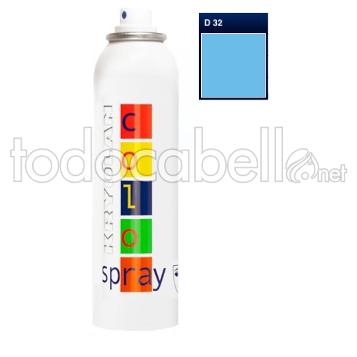 Kryolan Color Spray Fantasía D32 150ml Azurblau