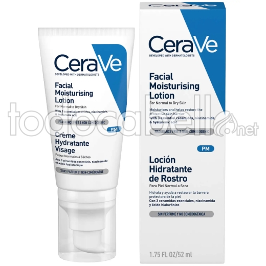 Cerave Facial Moisturising Lotion For Normal To Dry Skin 52ml