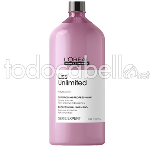 L'Oreal Expert Liss Unlimited Champú Anti-Frizz Cabello Liso 1500ml