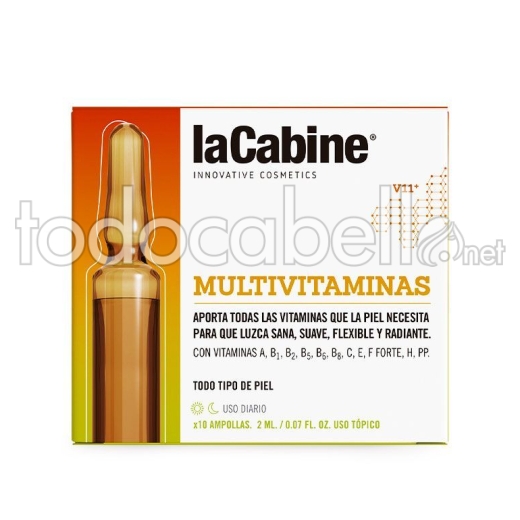 La Cabine Ampollas Multi Vitaminas 10 X 2ml