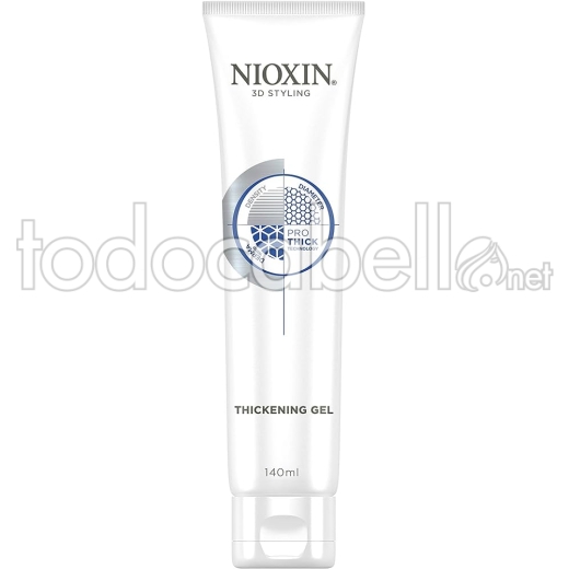 Nioxin 3d Styling Gel Thick 140 Ml