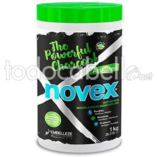 Novex The Powerful Charcoal Mascarilla Capilar 1000 Ml (detox)