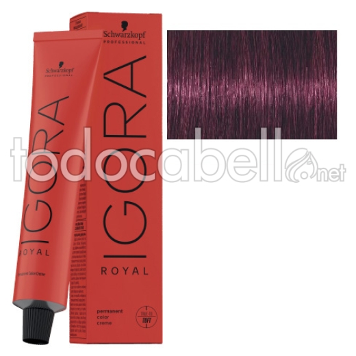 Schwarzkopf Tinte Igora Royal Rubio Oscuro Violeta Extra