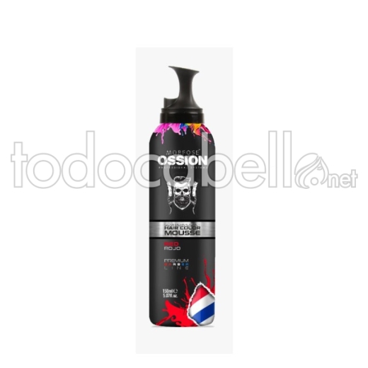Ossion Semi Permanente Hair Color Mousse Red 150ml