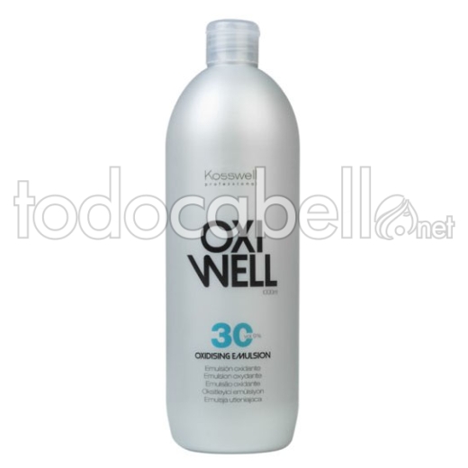 Kosswell Oxigenada. Emulsión Oxidante Oxiwell 9% 30vol. 1000ml