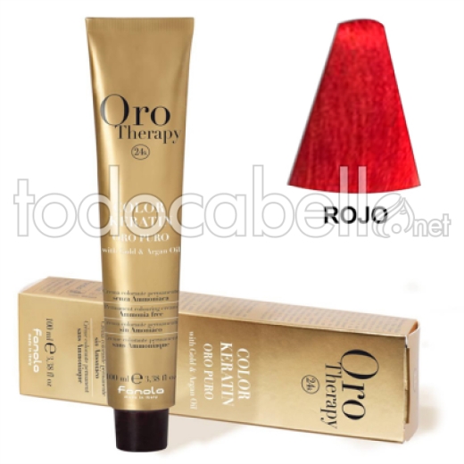 Fanola Tinte Oro Therapy Sin Amoniaco Rojo 100ml