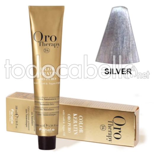 Fanola Tinte Oro Therapy Sin Amoniaco Silver 100ml