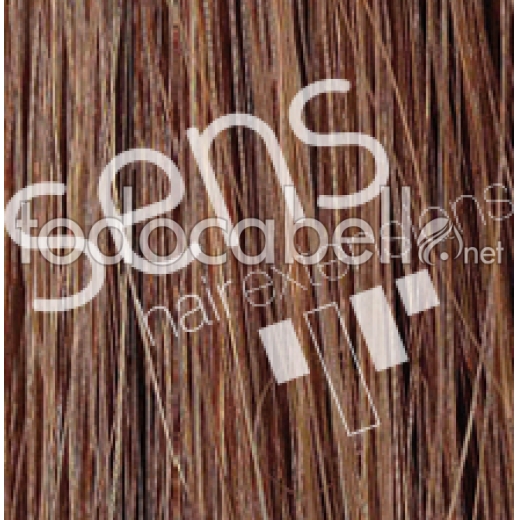 Extensiones Cabello 100% Natural Cosido Human Remy Liso 90x50cm nº6