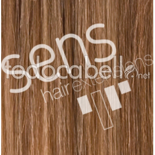 Extensiones Cabello 100% Natural Cosido Human Remy Liso 90x50cm nº8/22
