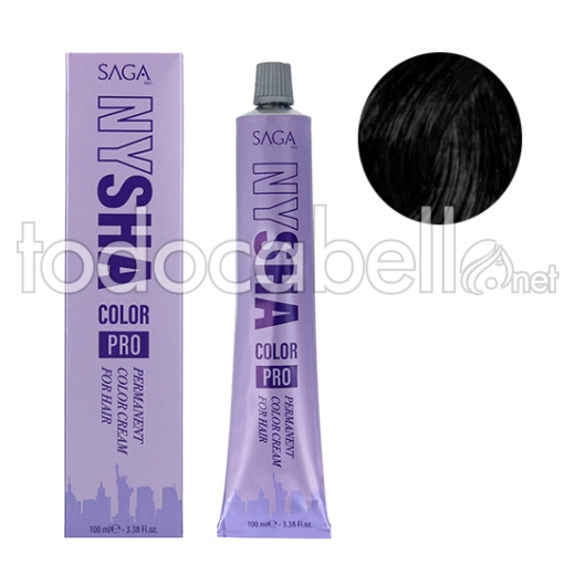 Saga Nysha Color Pro 100 Ml Color 1.0 Negro
