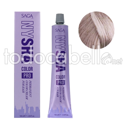 Saga Nysha Color Pro 100 Ml Color 12.21 Superaclarante Rubio Violeta Ceniza