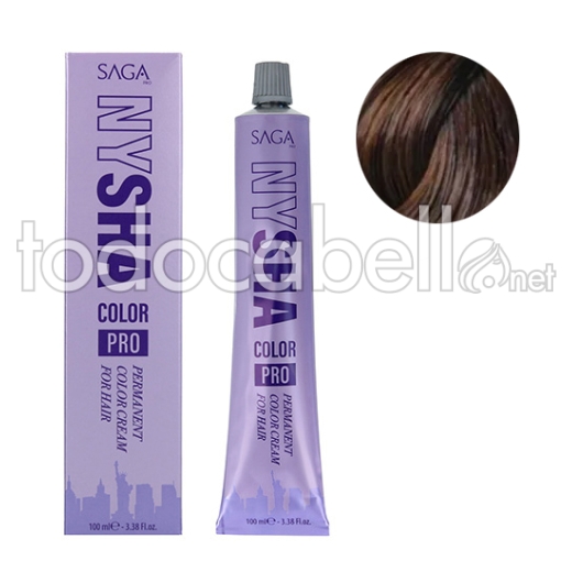 Saga Nysha Color Pro 100 Ml Color 6.35 Rubio Oscuro Chocolate
