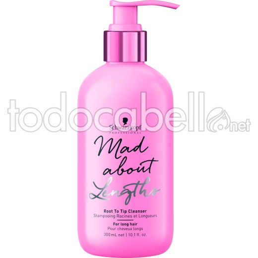 Schwarzkopf Mad About Lengths Root to Tip. Champú para cabello largo 300ml