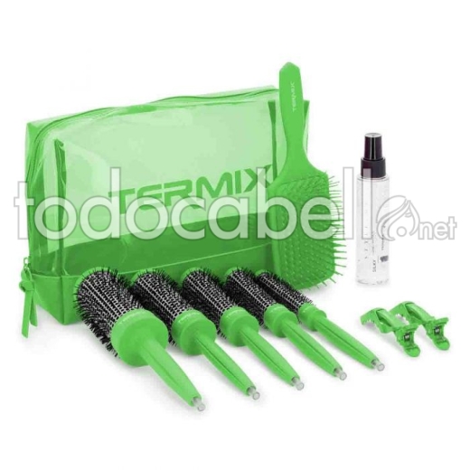 Termix Pack Brushing 3 pasos Verde Fluor