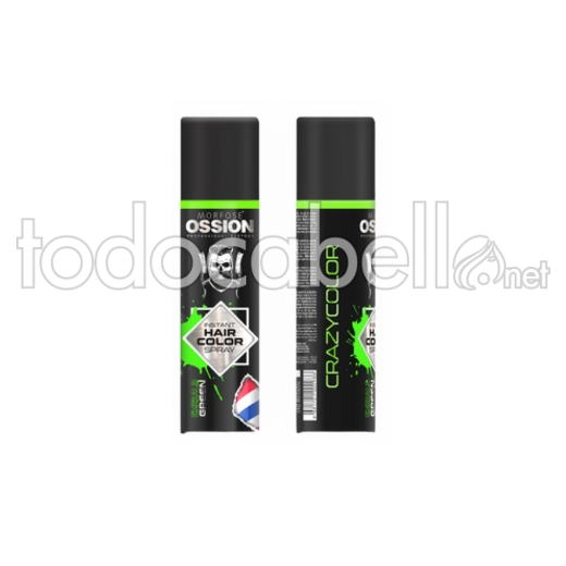 Ossion Instant Hair Color Spray Esmerald Green 150ml
