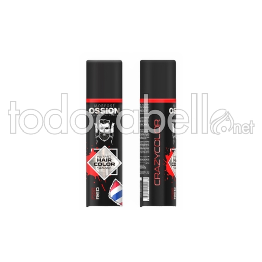 Ossion Instant Hair Color Spray Fire Red 150ml
