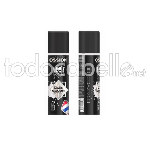 Ossion Instant Hair Color Spray Ivory White 150ml