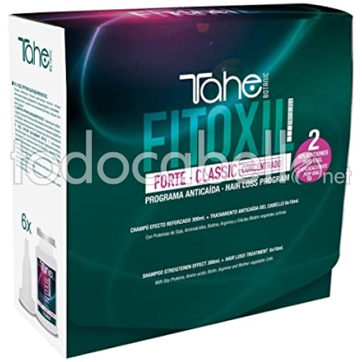 Tahe Pack Fitoxil Forte Classic Programa Anticaída (Champú 300ml+ Ampollas 12x10ml)