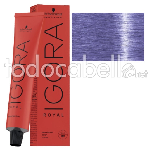 Schwarzkopf Tinte Igora Royal 9,5-29 Matizador Pastel Lavanda 60g + Oxigenada en promoción