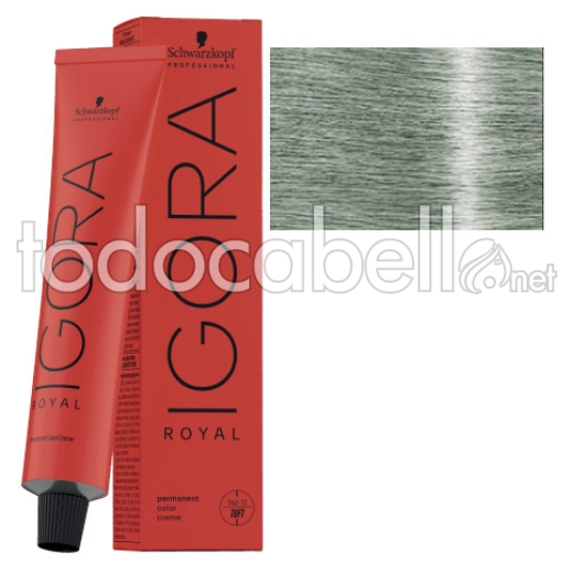 Schwarzkopf Tinte Igora Royal 9,5-31 Matizador Pastel Menta 60g + Oxigenada en promoción