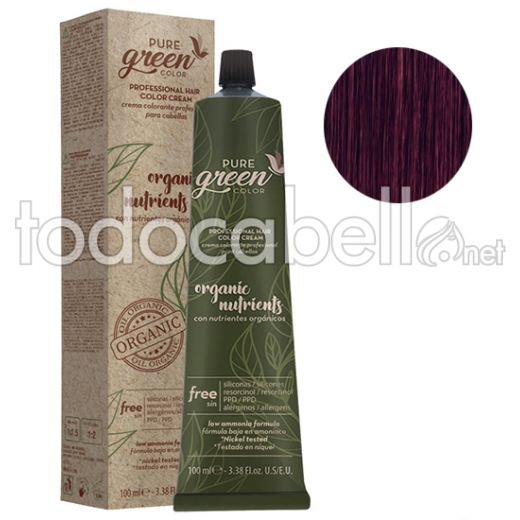 Pure Green Tinte 100ml Color 6.77 Violeta Intenso
