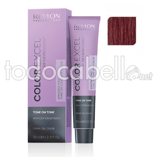 Revlon Tinte Revlonissimo Color Excel 6.65 Rubio Oscuro Rojizo Caoba 70ml