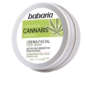 Babaria Cannabis Crema Facial Nutrición Y Bienestar 50 Ml